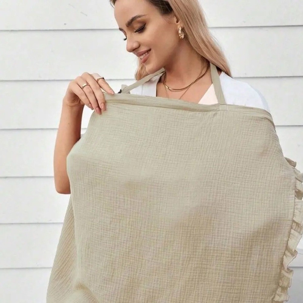 Nursing Cover Breastfeeding - Verstellbare Stillabdeckung, atmungsaktiv, für den Außenbereich