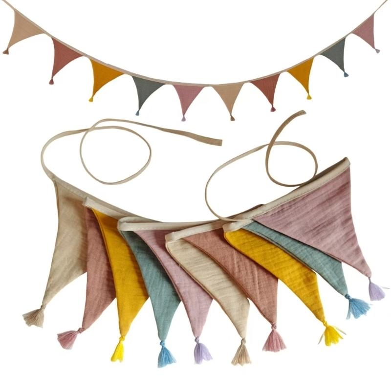 Baby Nursery Vintage - Schöne Kinderzimmer-Wimpelkette, Dekoration, Baby-/Kleinkindparty-Hintergründe, Requisiten aus