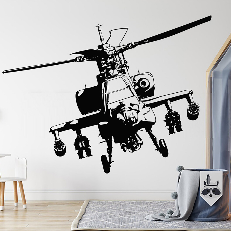 Baby Nursery Wallpaper - Hubschrauber Militärischen Wand Aufkleber Hero Soldat