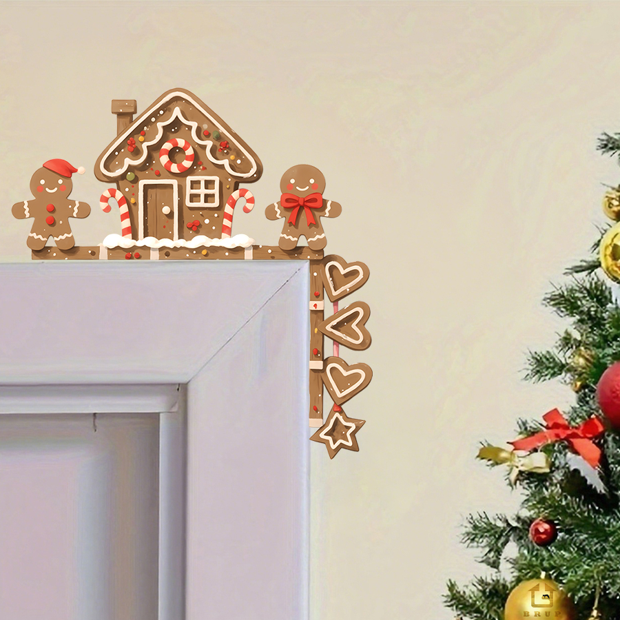 Baby Nursery Kids - Lebkuchenhaus & Mann Weihnachten Wandaufkleber Abnehmbarer