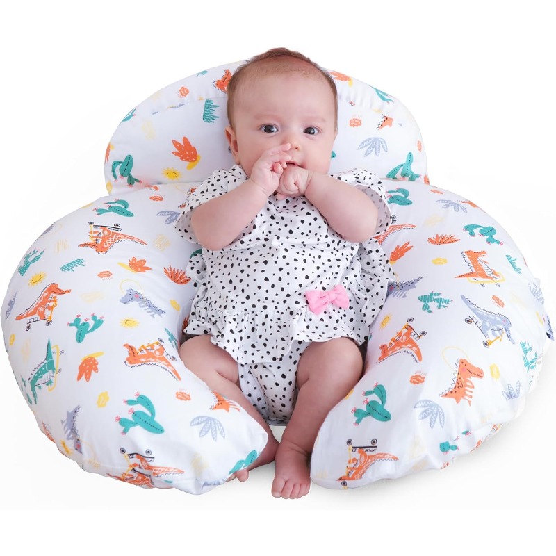 Nursing Cover Breastfeeding - Stillkissen mit Animal-Print-Bezug – abnehmbares und
