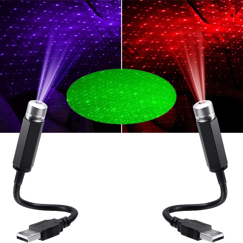 Night Light Projector Stars - Auto Romantische LED Sternenhimmel Nachtlicht 5V