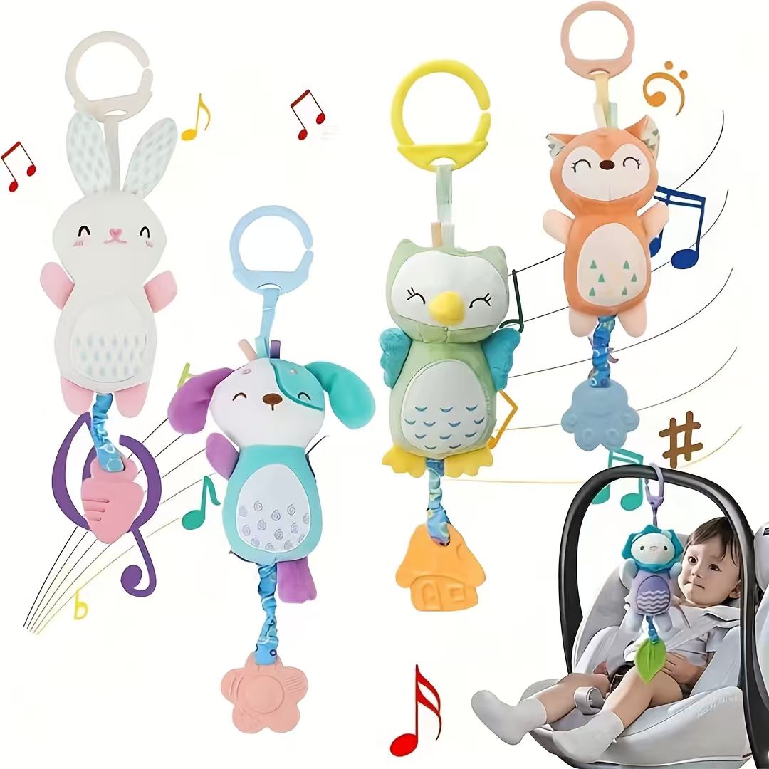Baby Nursery Equipment - Plüschtier-Windspiel zum Aufhängen mit Glocken für