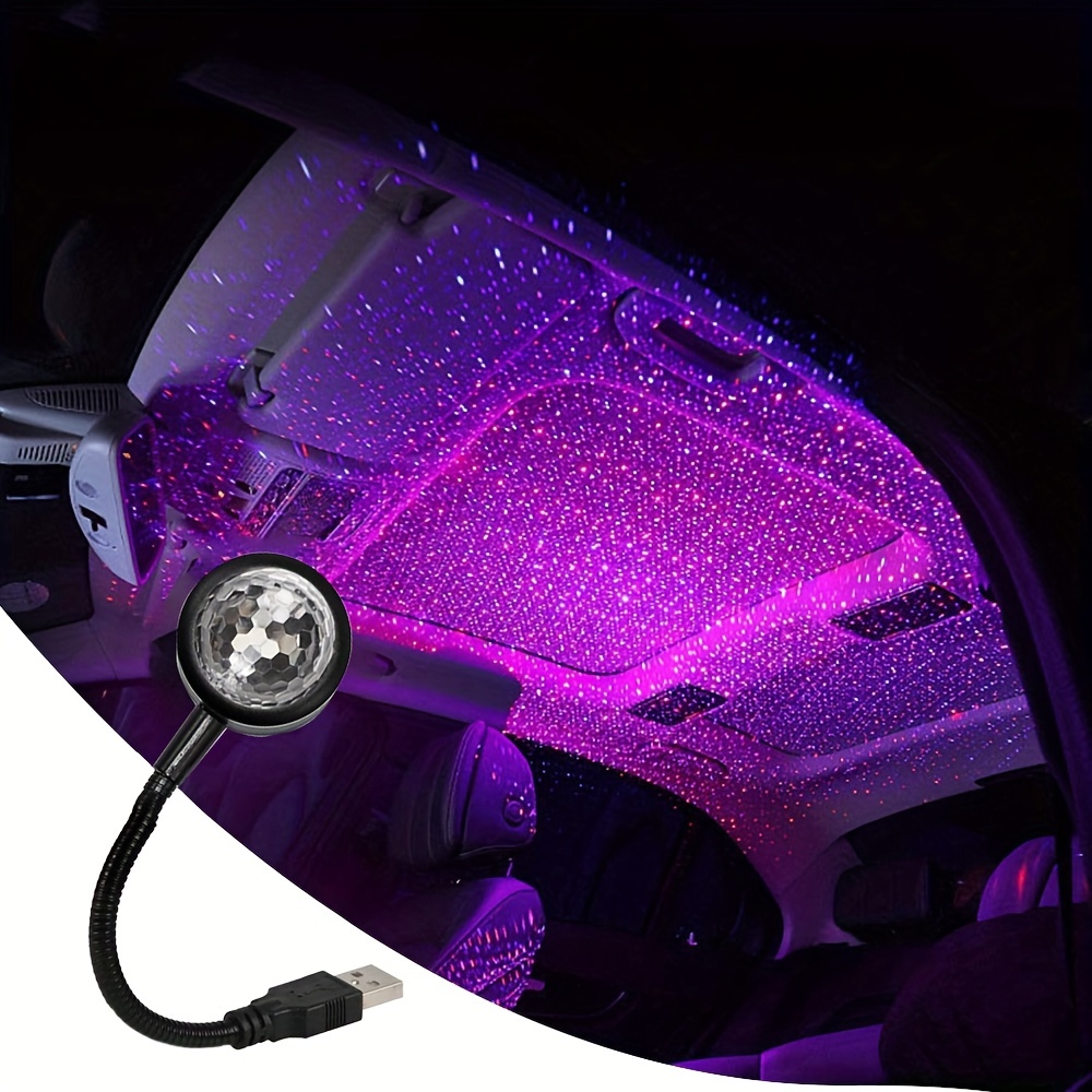 Night Light Projector Stars - Fahrzeug führte Sternen himmel Nachtlicht, USB-angetriebene