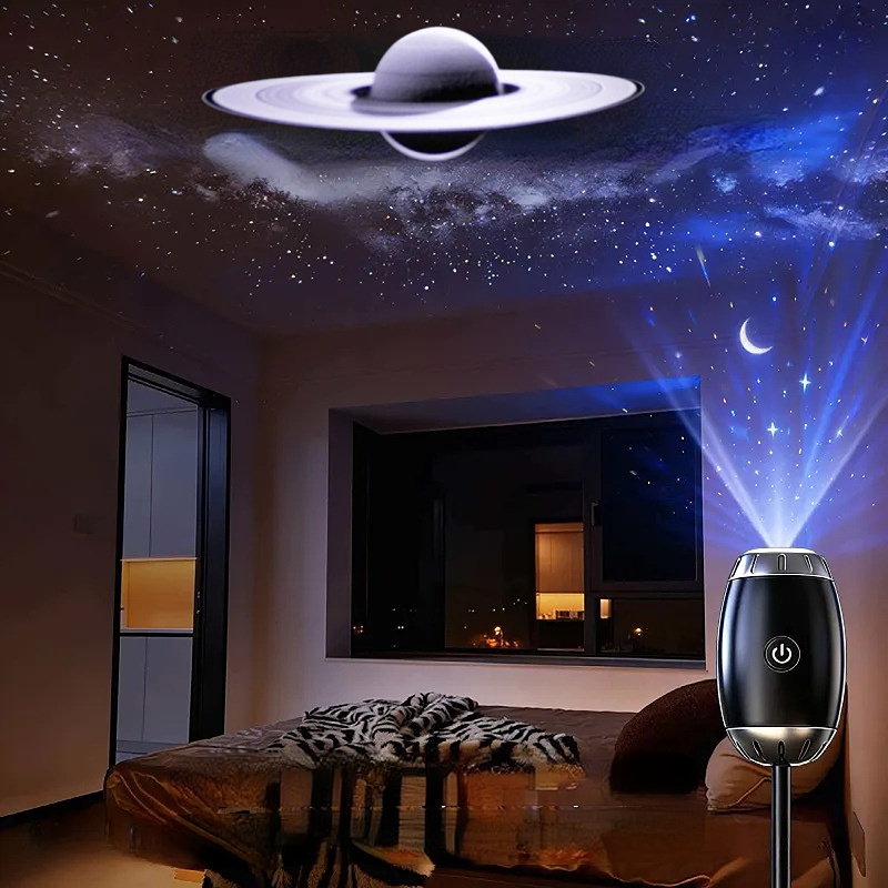 Night Light Projector Stars - Mini-Galaxie-Sternprojektor Nachtlicht LED-Sternenhimmel-Lampe mit Großer Projektionsreichweite