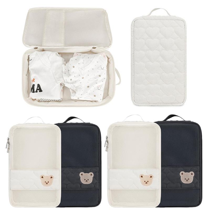 Diaper Caddy Organizer - Tragbare Baby-Wickeltasche Wasserdichter Organizer für Babyartikel