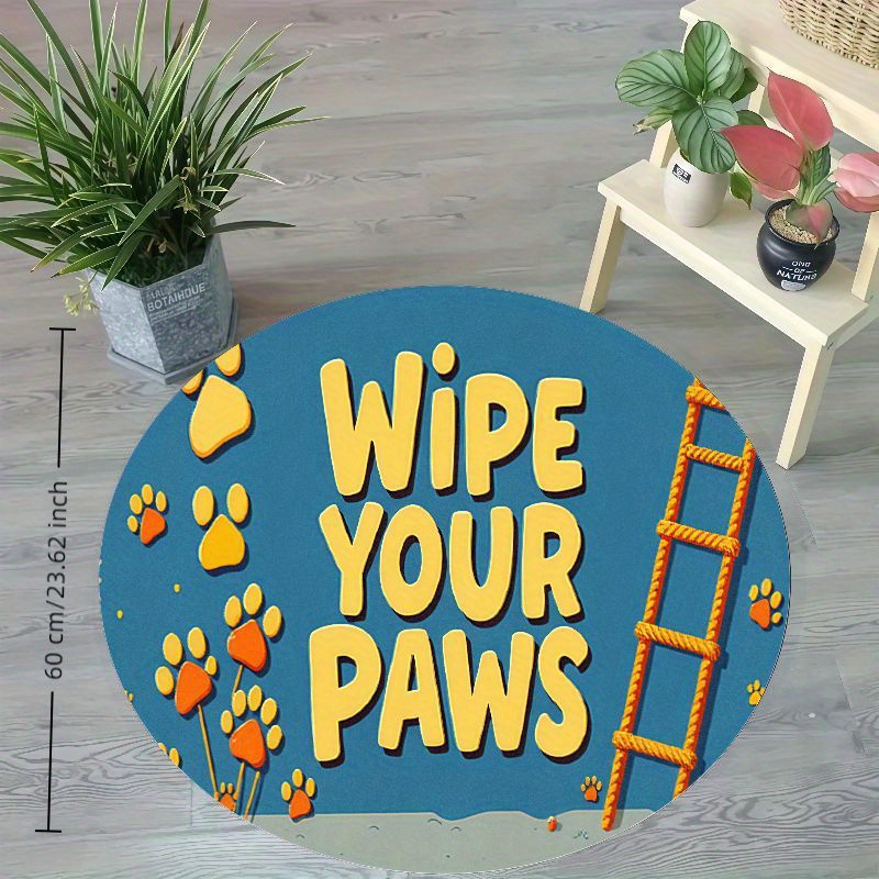 Runder Pfoten-Teppich für Kind – Baby Nursery Animal Theme Bewertung und Preis
