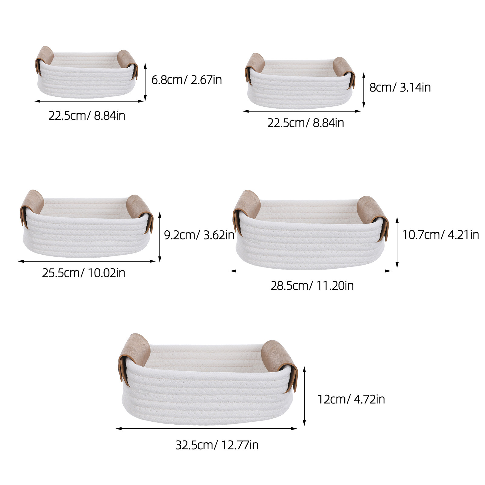5-teiliges Aufbewahrungskorb-S – Baby Nursery Shelf Bewertung und Preis