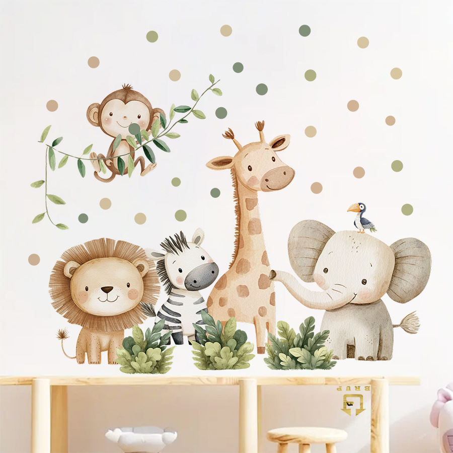 Boho Waldtiere Wandaufkleber f – Baby Nursery Wallpaper Bewertung und Preis
