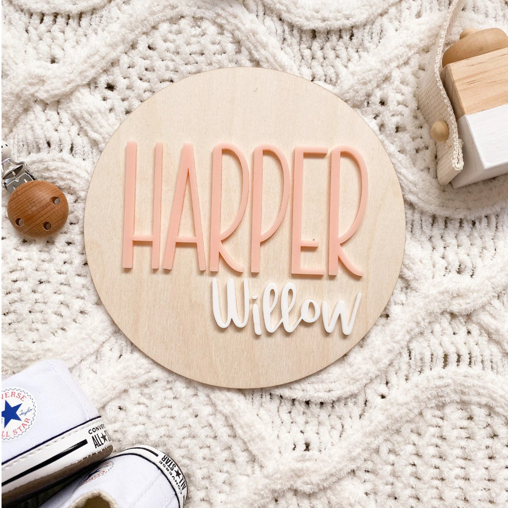 Personalisiertes Geburtsankünd – Baby Nursery Letters Bewertung und Preis