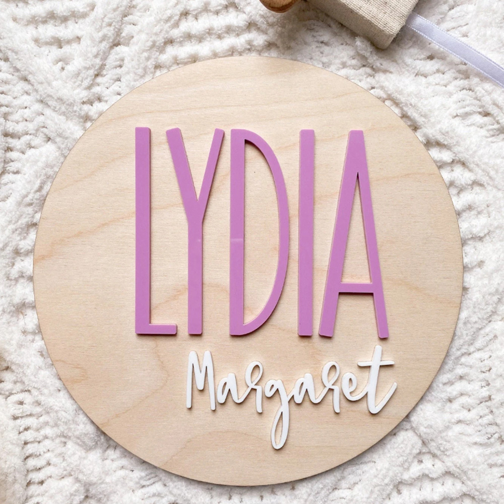 Personalisiertes Geburtsankünd – Baby Nursery Letters Bewertung und Preis