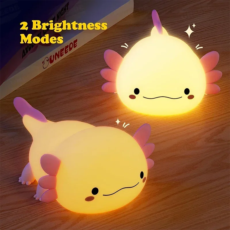 Niedliche Axolotl-Nachtlampe a – Baby Nursery Equipment Bewertung und Preis