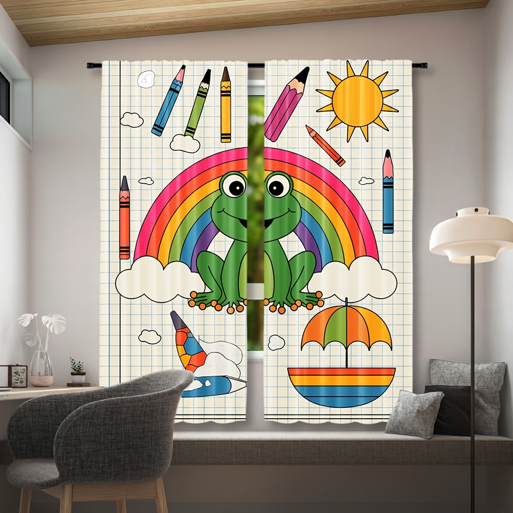 Niedlicher Regenbogen-Frosch-V – Baby Nursery Animal Theme Bewertung und Preis