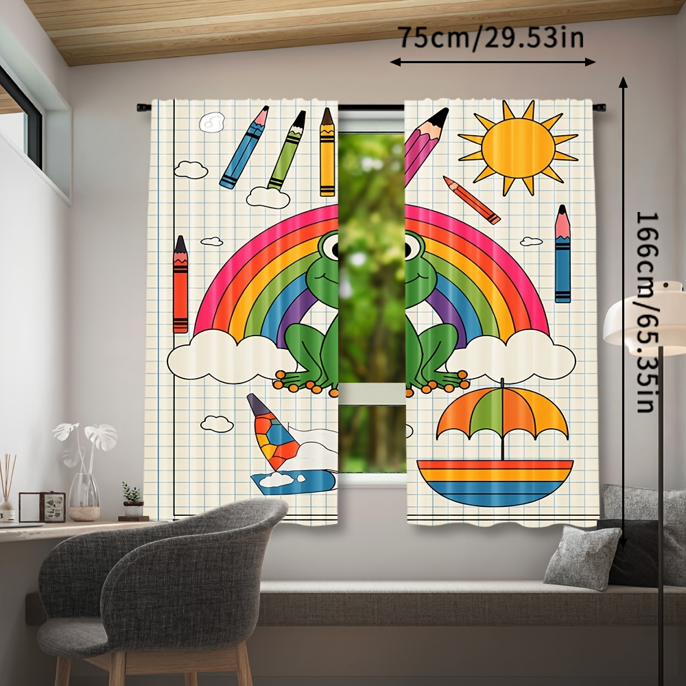 Niedlicher Regenbogen-Frosch-V – Baby Nursery Animal Theme Bewertung und Preis