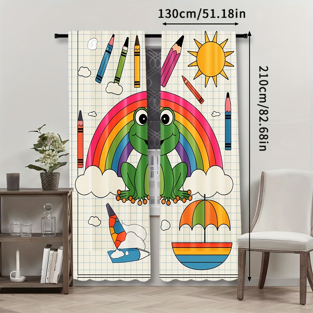 Niedlicher Regenbogen-Frosch-V – Baby Nursery Animal Theme Bewertung und Preis
