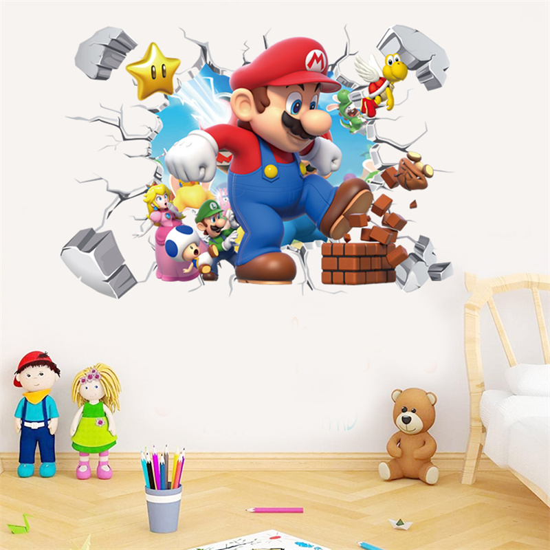 3D Cartoon Anime Spielcharakte – Baby Nursery Wallpaper Bewertung und Preis