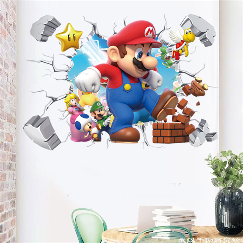 3D Cartoon Anime Spielcharakte – Baby Nursery Wallpaper Bewertung und Preis