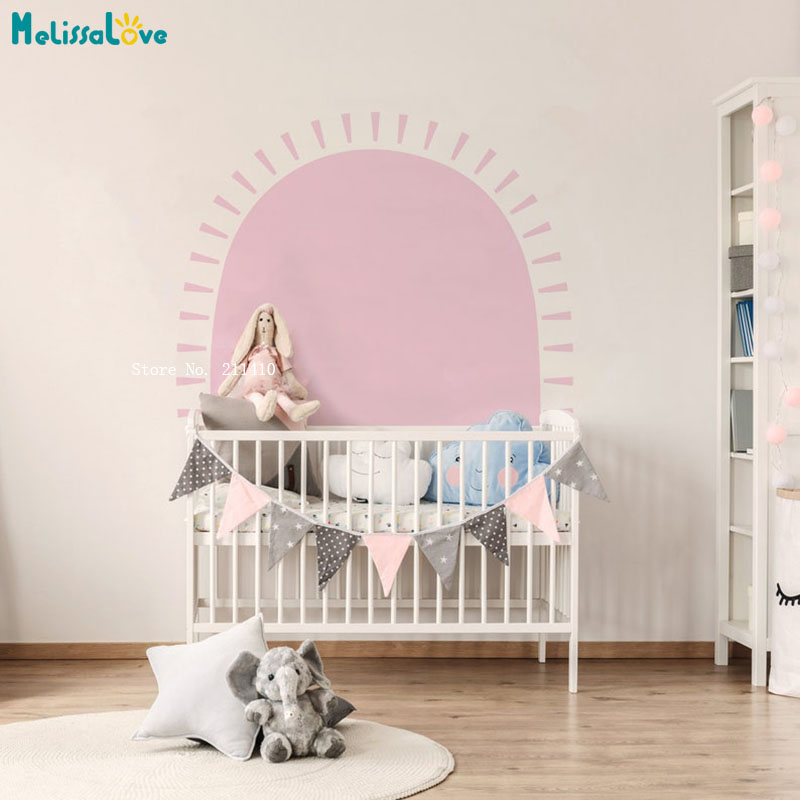 Halb Sonne Boho Wand Abziehbil – Baby Nursery Wallpaper Bewertung und Preis