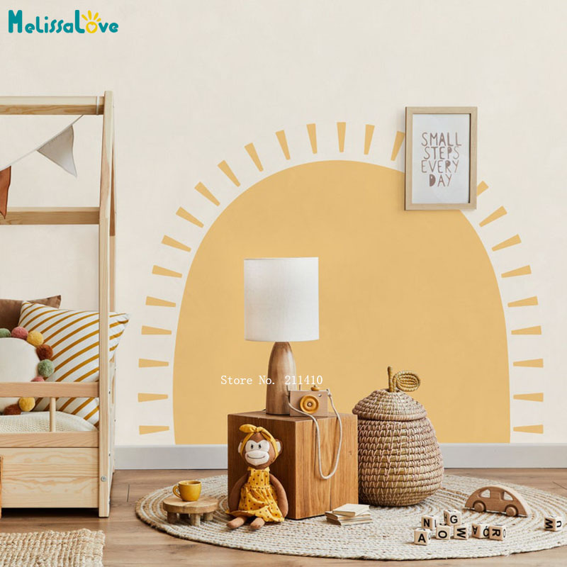 Halb Sonne Boho Wand Abziehbil – Baby Nursery Wallpaper Bewertung und Preis