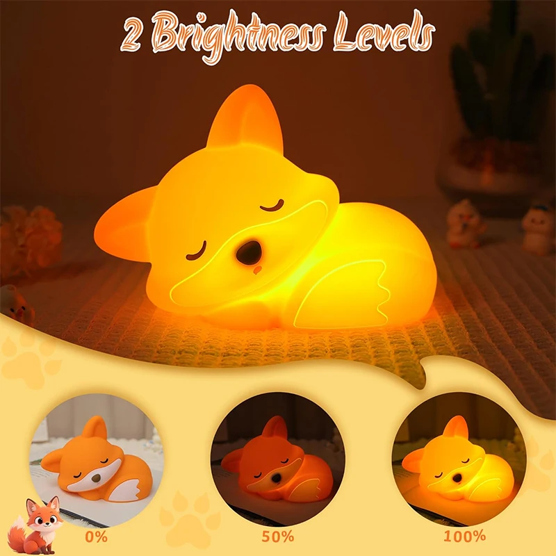 Niedliche Fuchs-Nachtlampe aus – Baby Nursery Equipment Bewertung und Preis