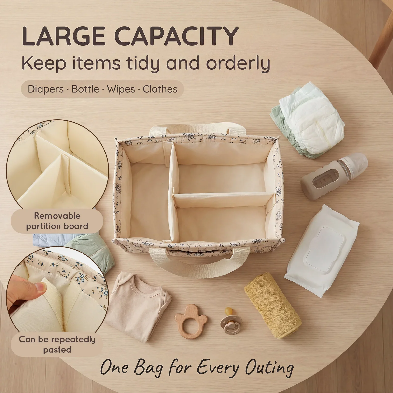 Faltbarer Windel-Organizer mit – Diaper Caddy Organizer Bewertung und Preis
