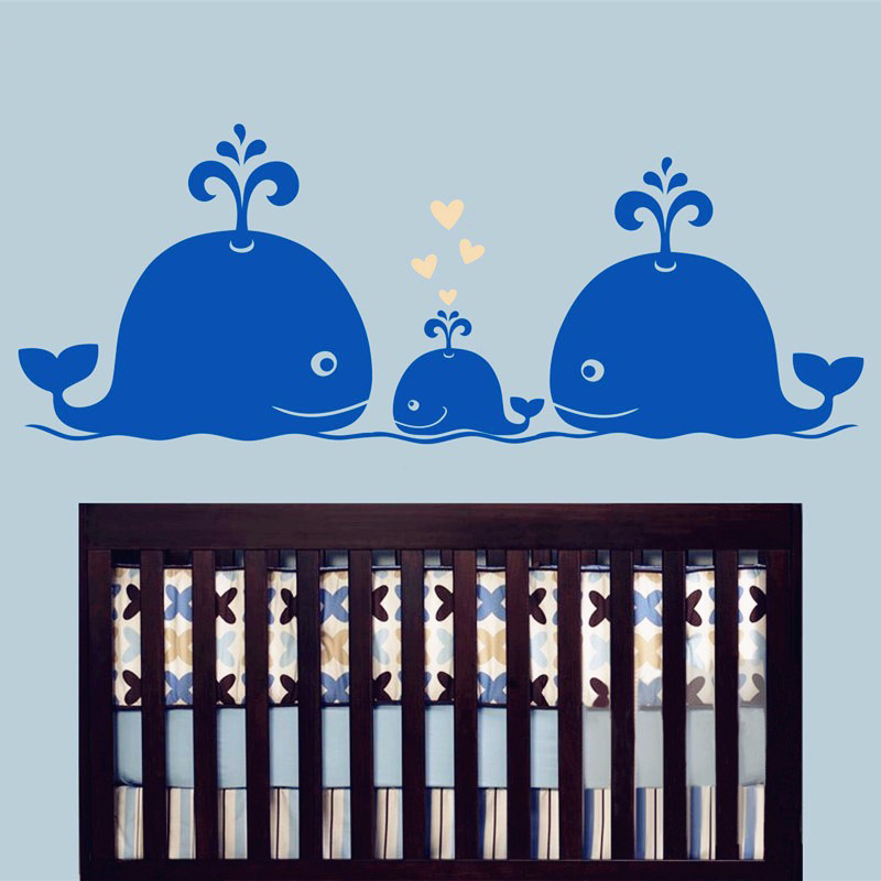 Neue niedliche Wal-Herzen-Fami – Baby Nursery Vintage Bewertung und Preis
