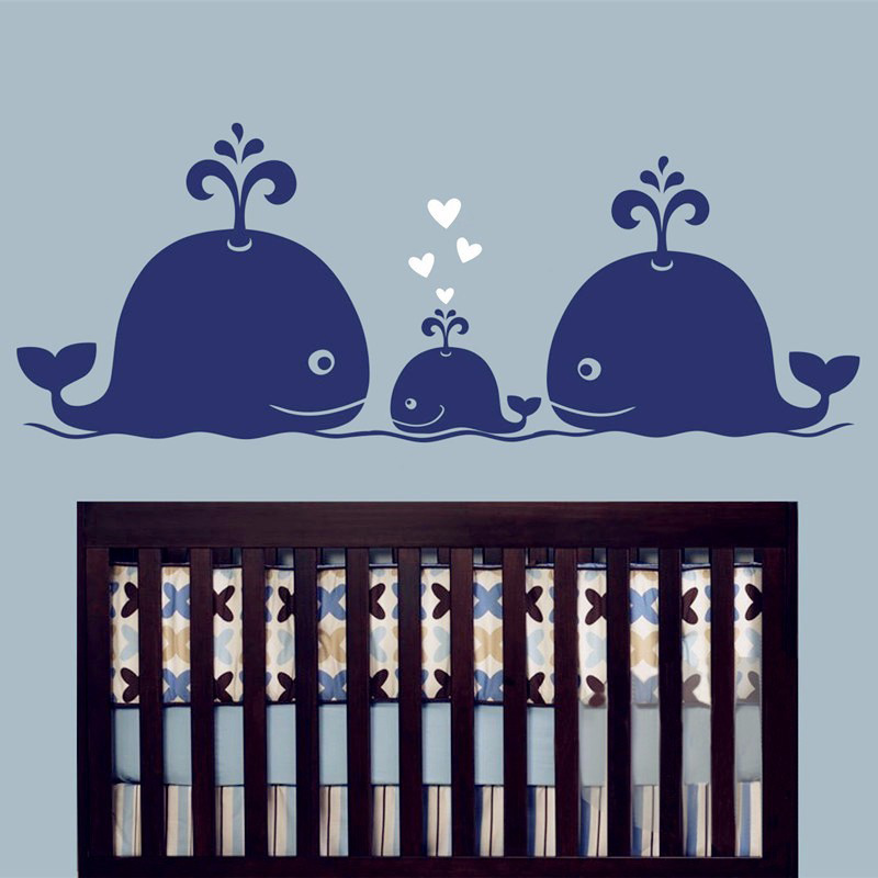 Neue niedliche Wal-Herzen-Fami – Baby Nursery Vintage Bewertung und Preis