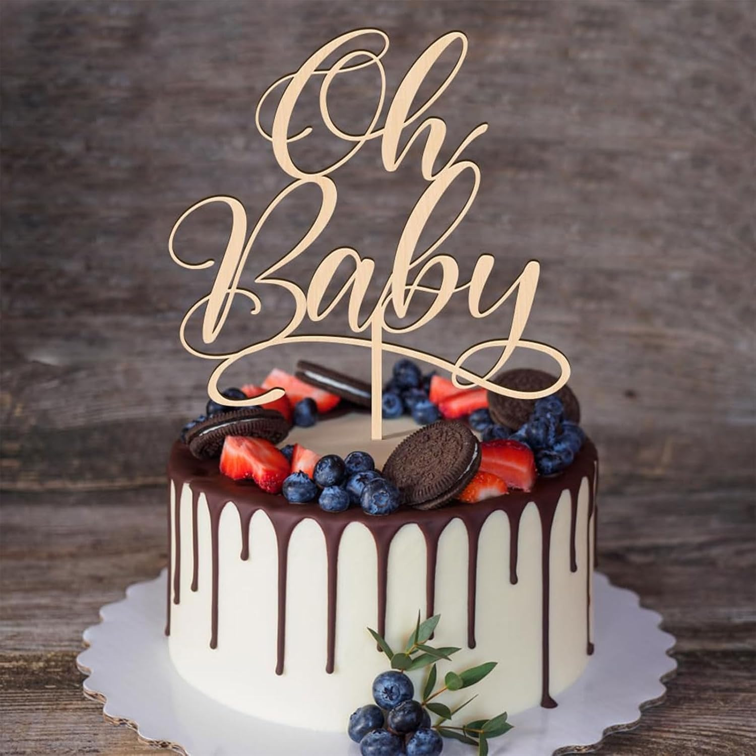 1 Stück oh Baby – Kuchenaufsat – Baby Nursery Letters Bewertung und Preis