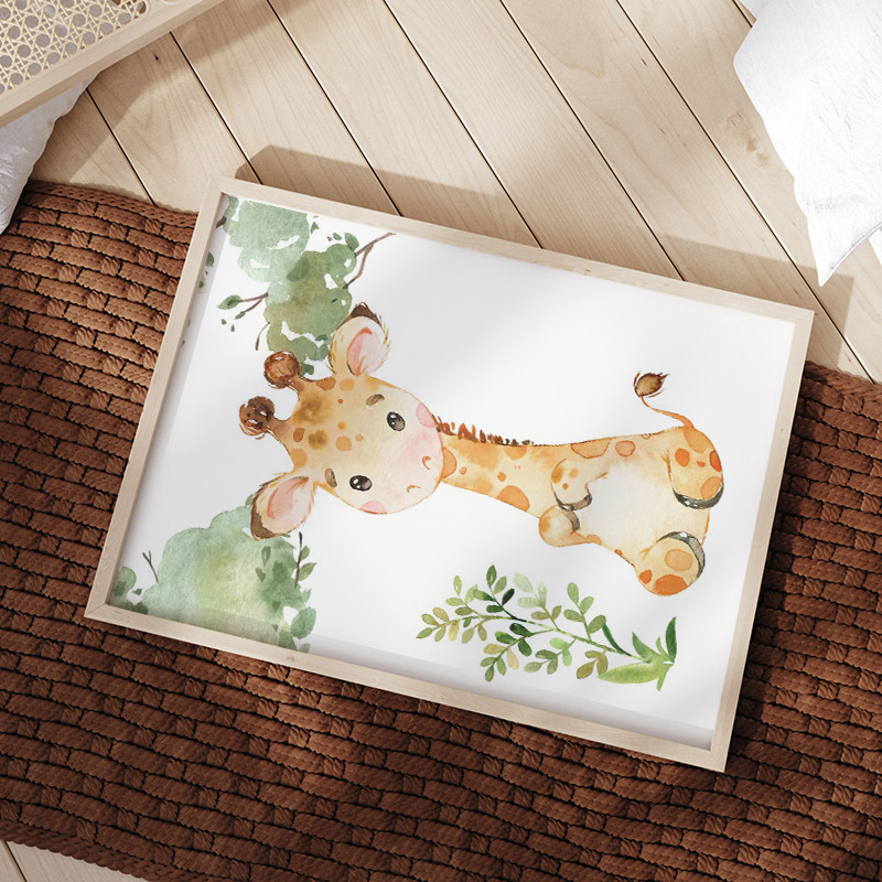 Löwe Elefant Giraffe Affe Zebr – Baby Nursery Jungle Animals Bewertung und Preis