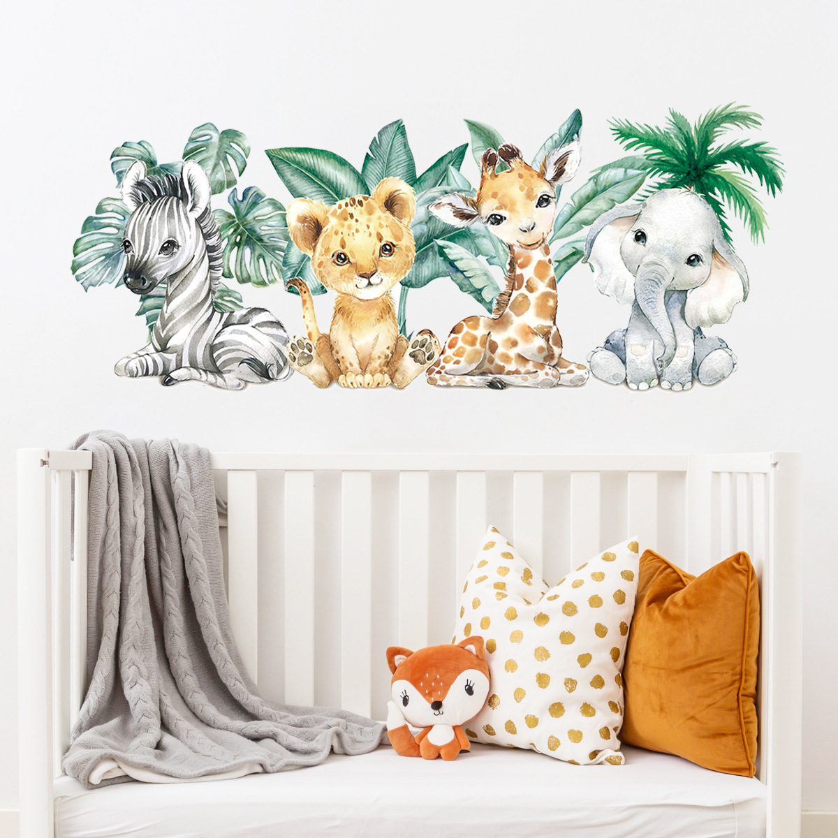 Cartoon süße Dschungel Tiere A – Baby Nursery Jungle Animals Bewertung und Preis
