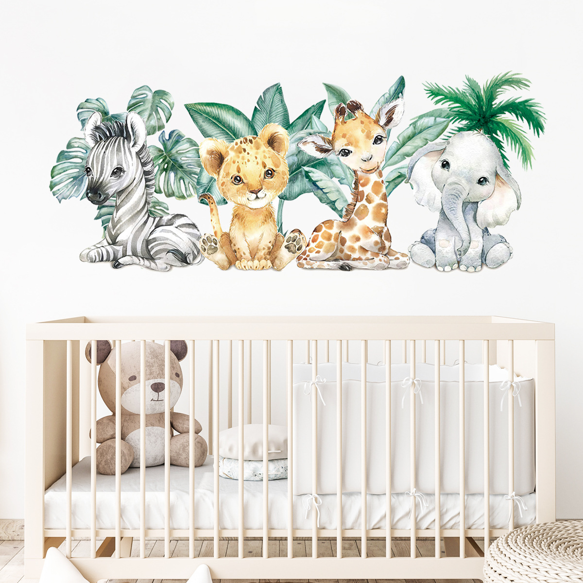 Cartoon süße Dschungel Tiere A – Baby Nursery Jungle Animals Bewertung und Preis