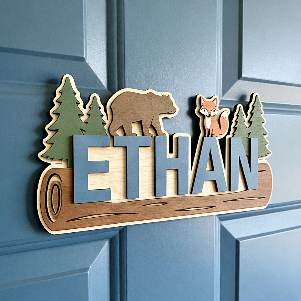 Personalisiertes Holzschild mi – Baby Nursery Kids Bewertung und Preis