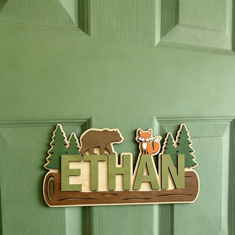 Personalisiertes Holzschild mi – Baby Nursery Kids Bewertung und Preis