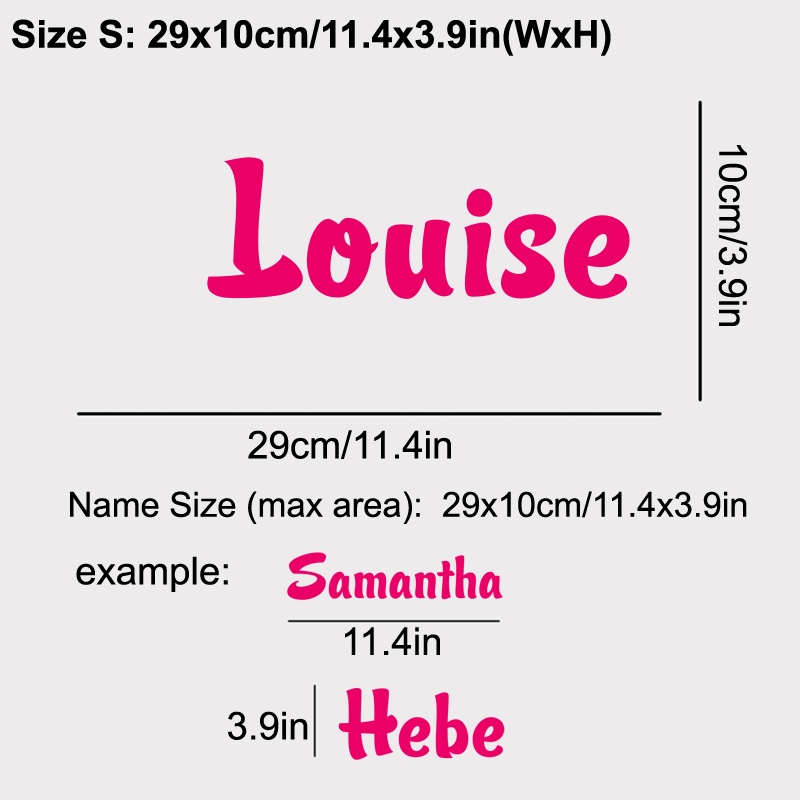Personalisierter Namens-Vinyl- – Baby Nursery Wallpaper Bewertung und Preis