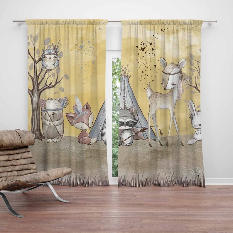 Boho Tiere Kinderzimmer Vorhan – Baby Nursery Youtube Bewertung und Preis