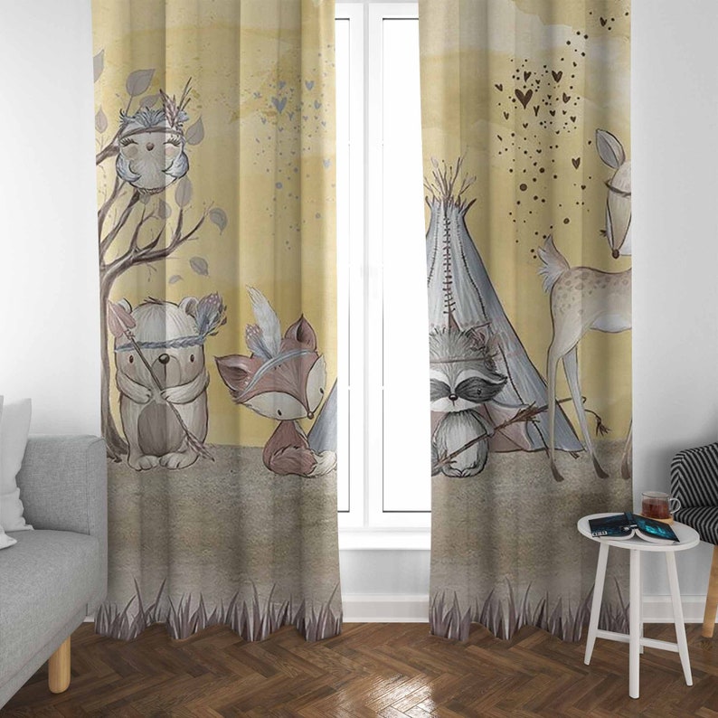 Boho Tiere Kinderzimmer Vorhan – Baby Nursery Youtube Bewertung und Preis