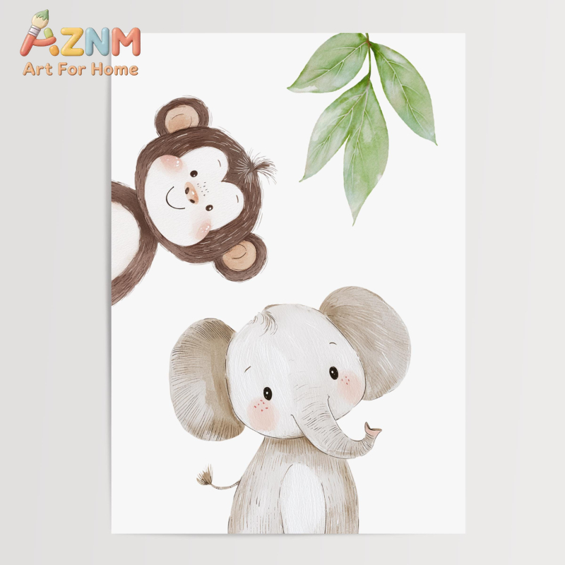 1 Stück/3 Stück Safari-Tier-Ki – Baby Nursery Animal Theme Bewertung und Preis