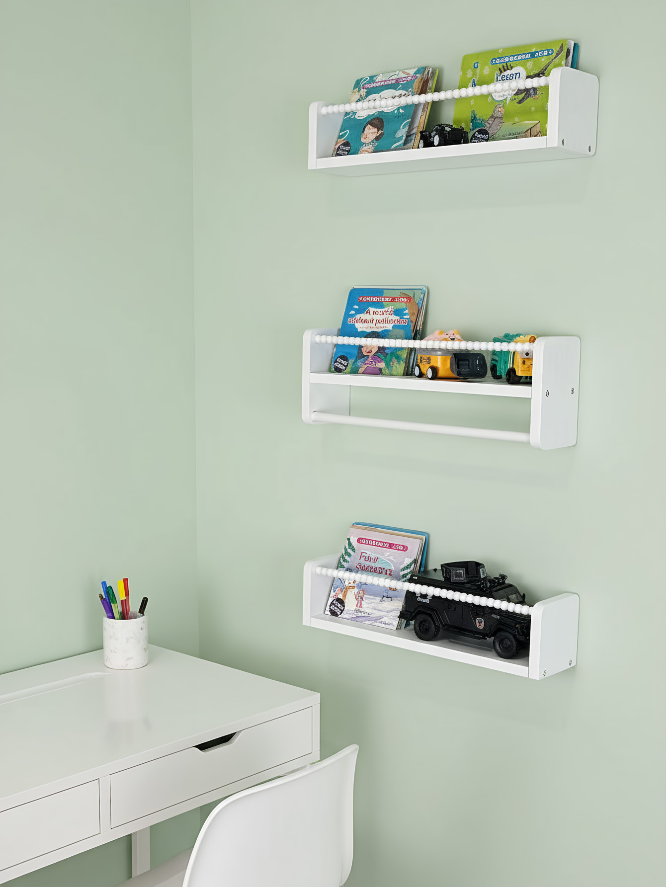 Kinderzimmer-Bücherregale, 40  – Baby Nursery Shelf Bewertung und Preis