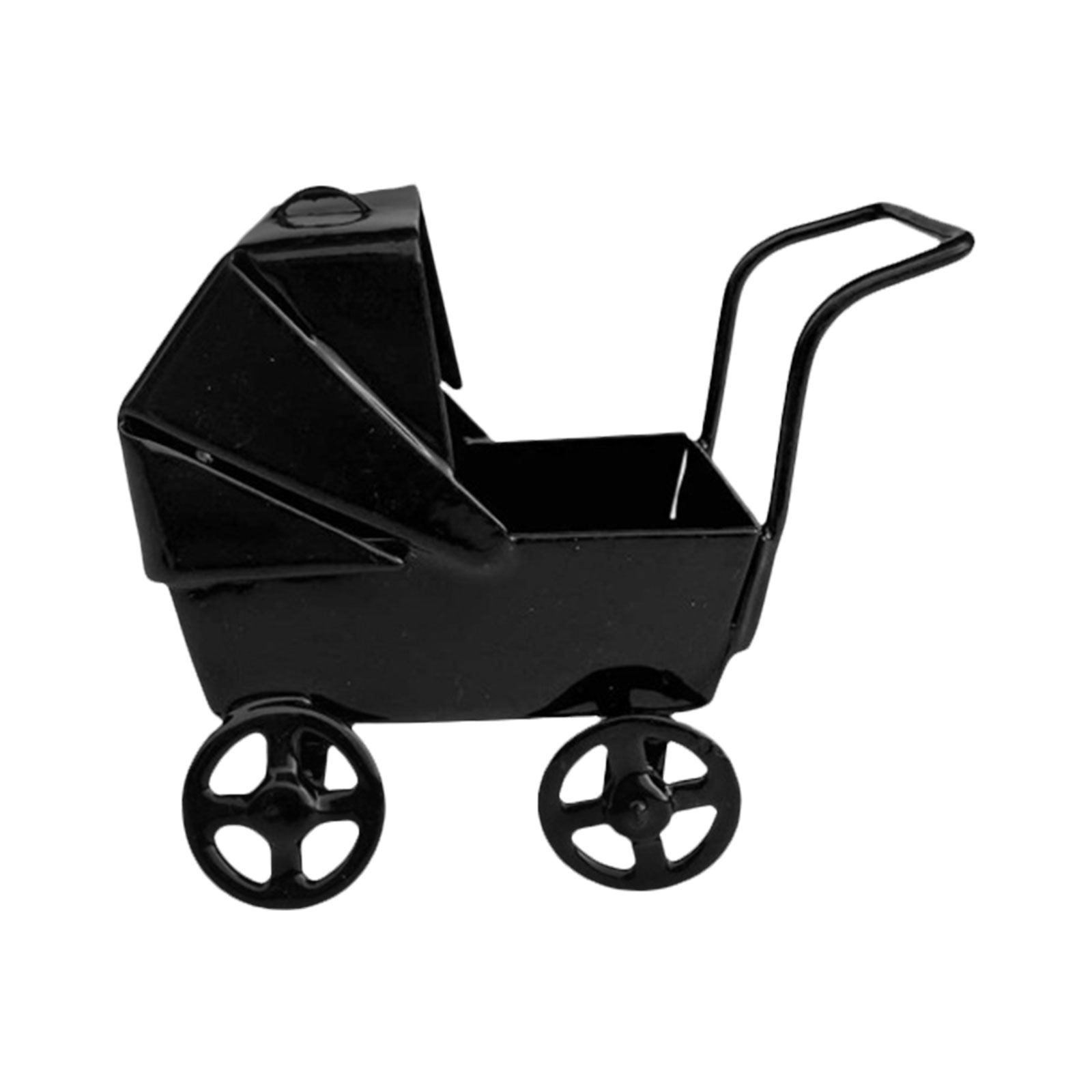 Miniatur-Eisenkinderwagen Schw – Baby Nursery Vintage Bewertung und Preis