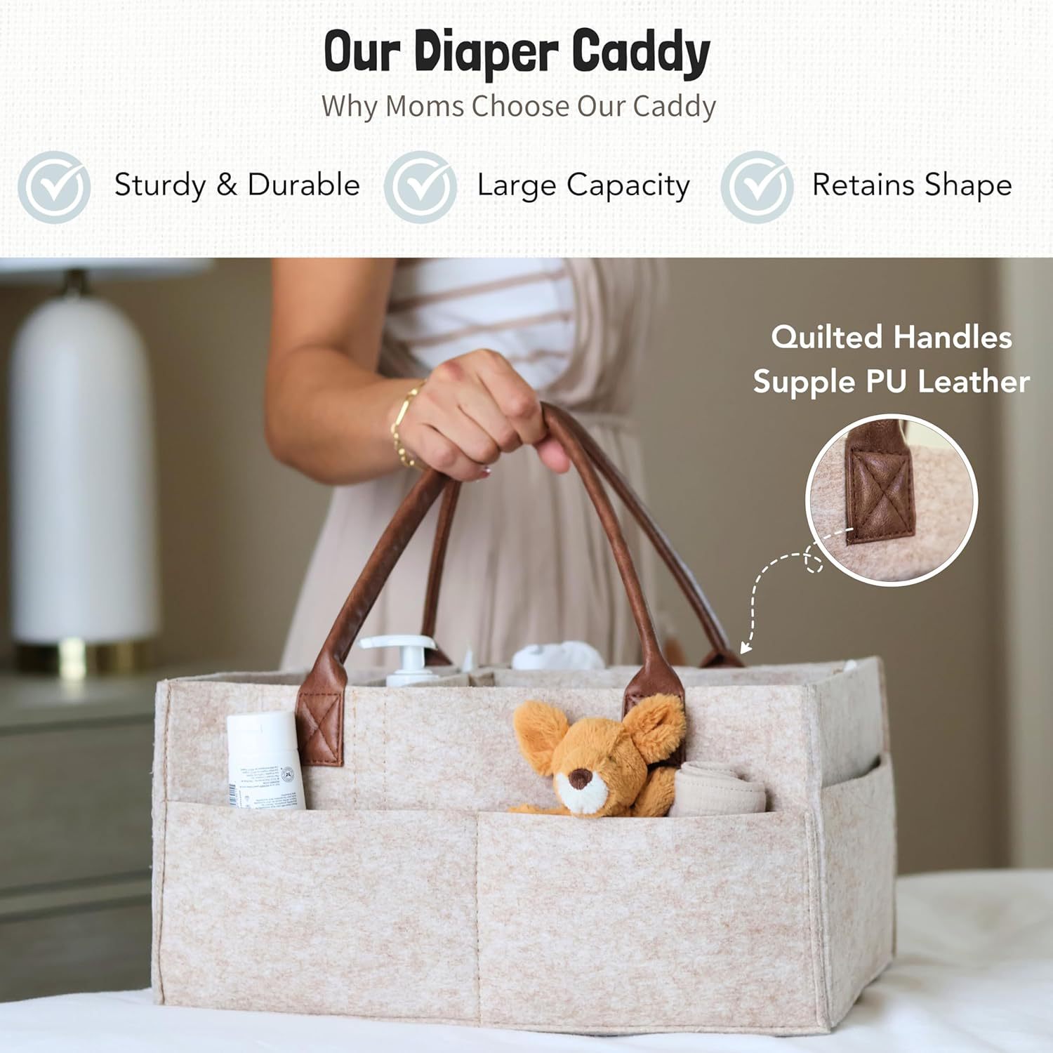 Baby Filz-Aufbewahrungskorb fü – Diaper Caddy Organizer Bewertung und Preis