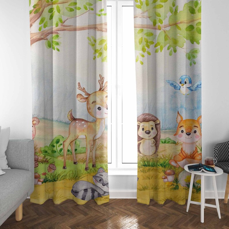 Waldtiere Vorhänge Kinder Schl – Baby Nursery Youtube Bewertung und Preis