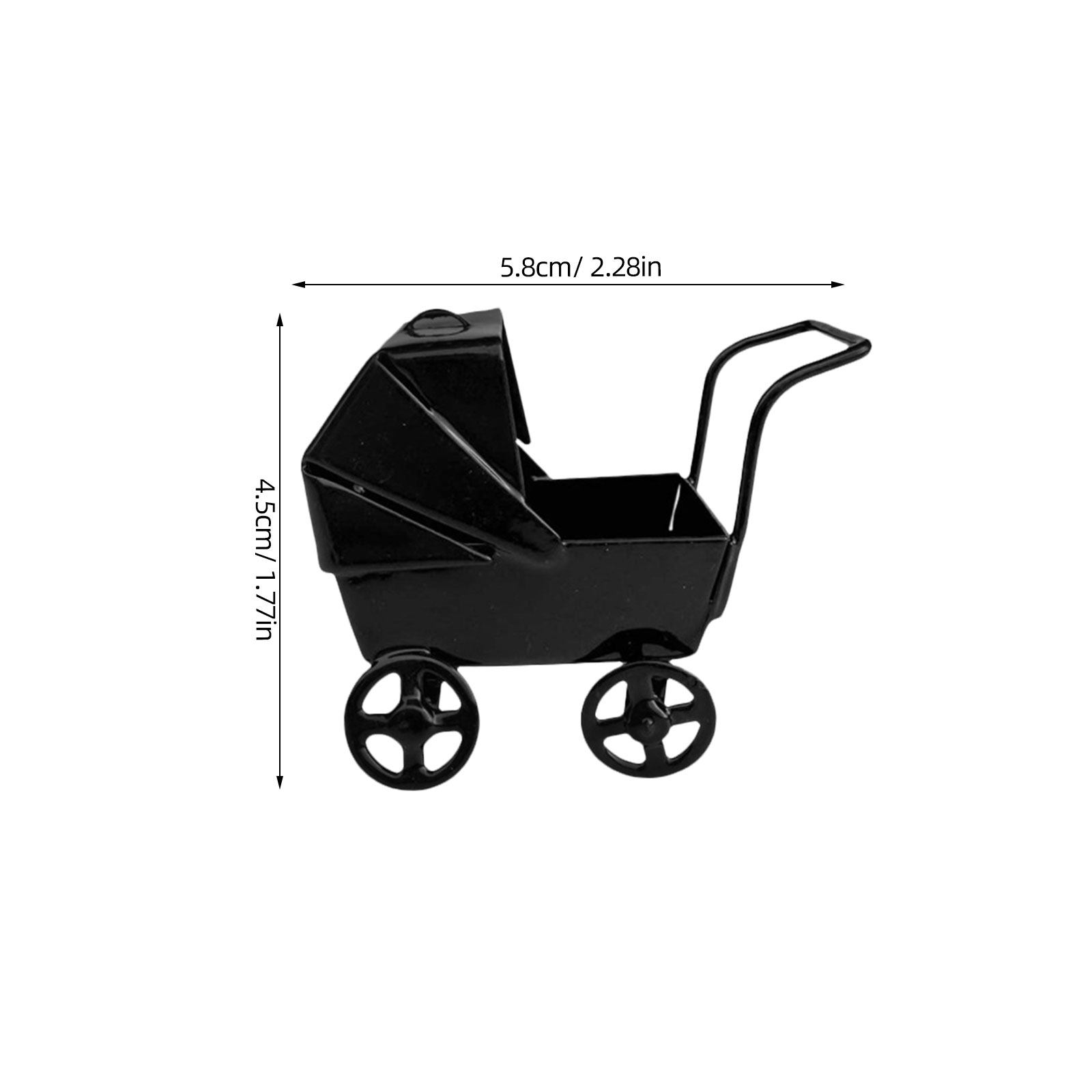 Miniatur-Eisen-Kinderwagen im  – Baby Nursery Vintage Bewertung und Preis