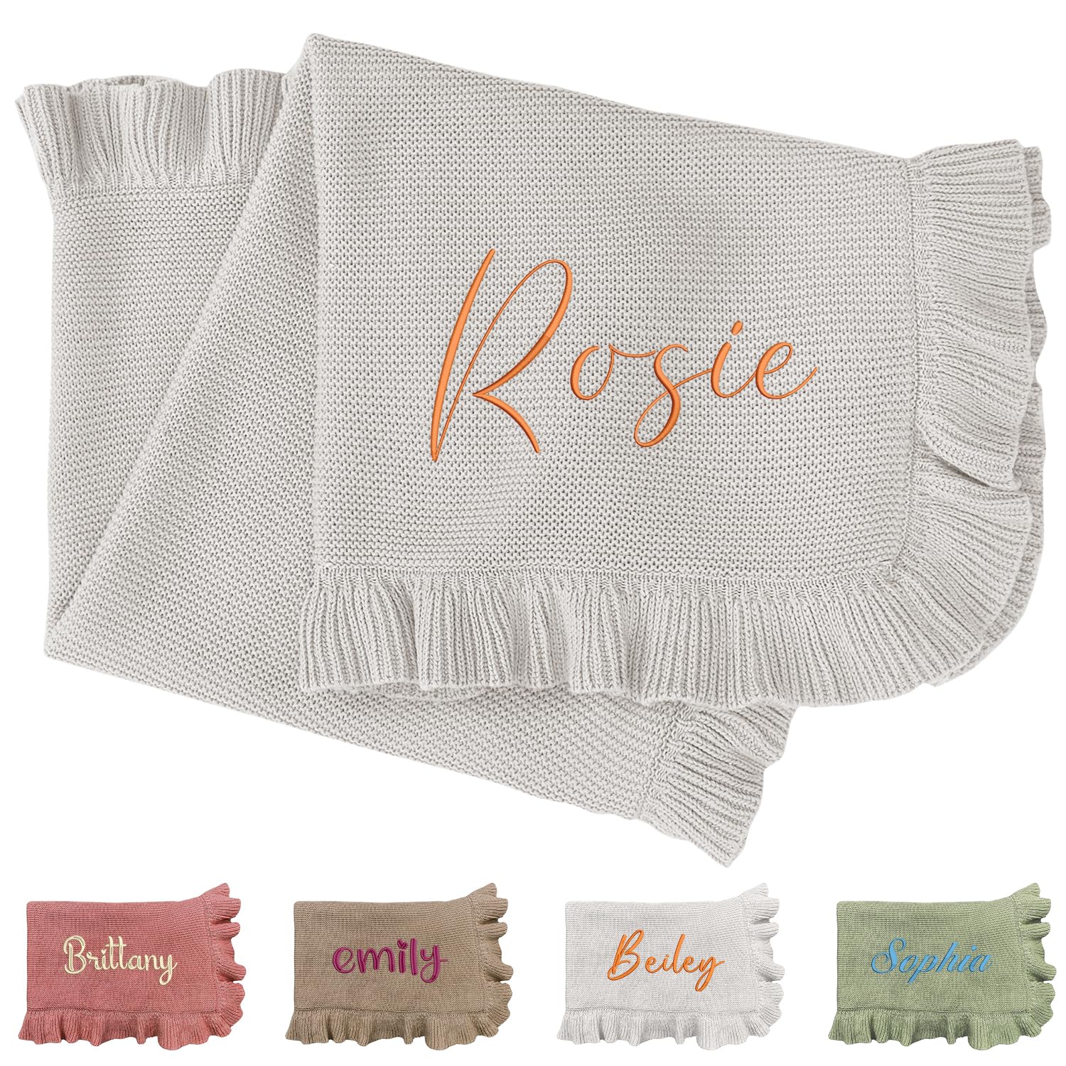 Personalisierte gestrickte Bab – Baby Nursery Embroidery Bewertung und Preis