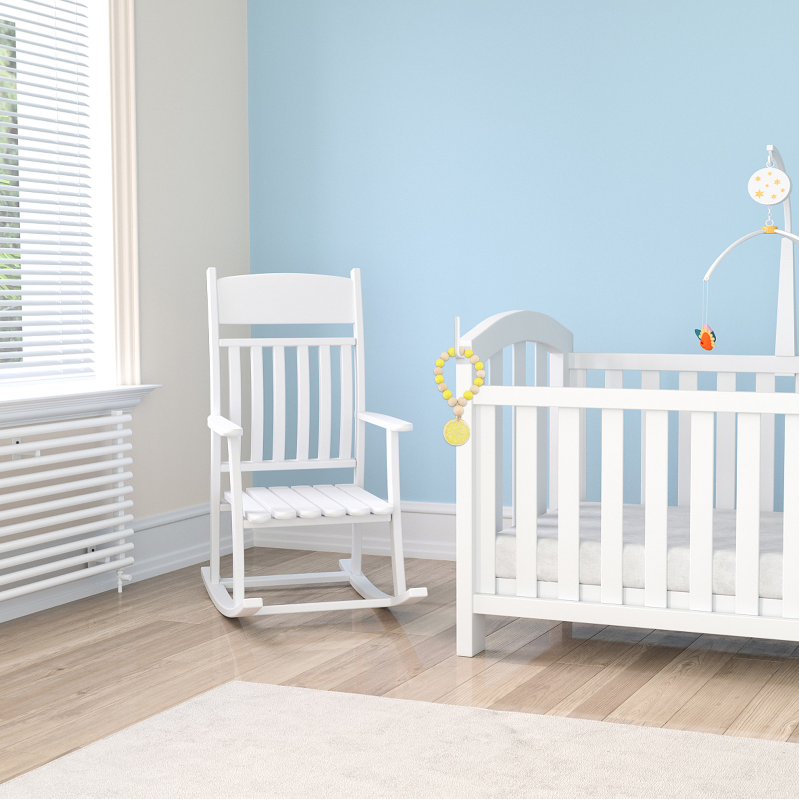 1 Stück Holzperlen-Girlande De – Baby Nursery Layout Bewertung und Preis
