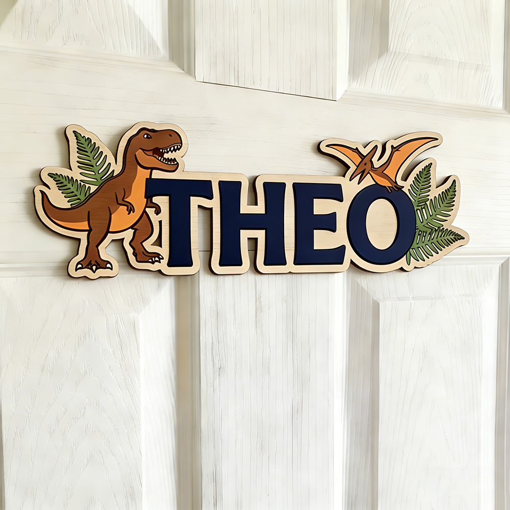 Personalisiertes Dinosaurier-N – Baby Nursery Kids Bewertung und Preis