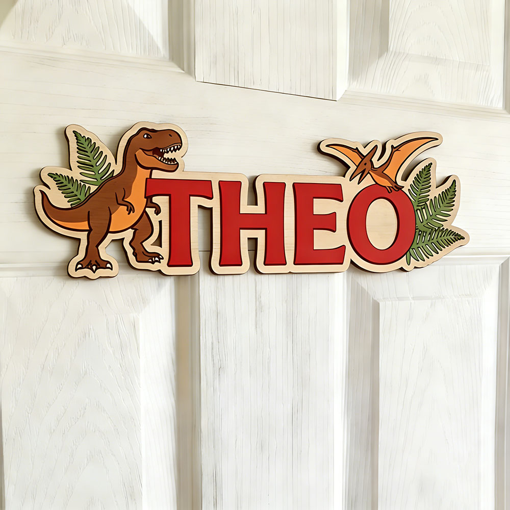 Personalisiertes Dinosaurier-N – Baby Nursery Kids Bewertung und Preis