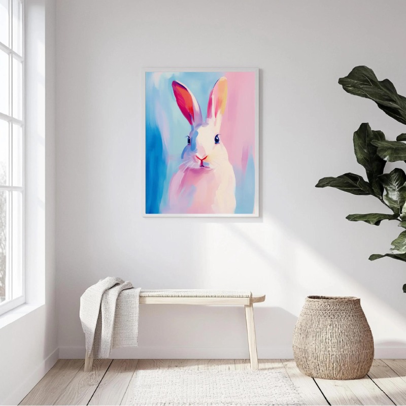 Pastell Tier-Leinwand-Wandkuns – Baby Nursery Animal Theme Bewertung und Preis