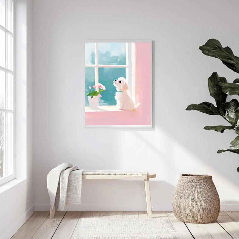 Pastell Tier-Leinwand-Wandkuns – Baby Nursery Animal Theme Bewertung und Preis