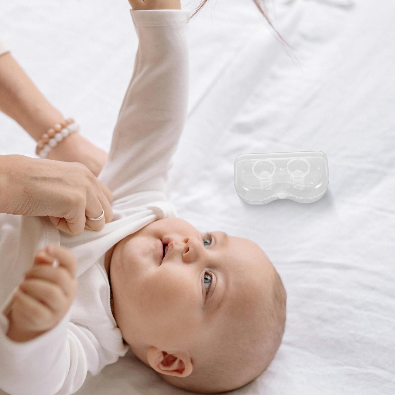 1 Paar Silikon-Brustschutz für – Nursing Cover Breastfeeding Bewertung und Preis