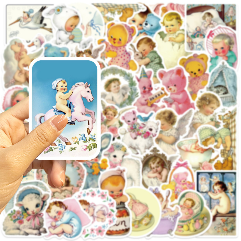 50 Stück Vintage Baby-Aufklebe – Baby Nursery Vintage Bewertung und Preis